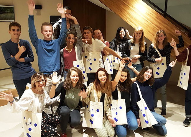 Etudiants de la licence CPES promotion 2017 PSL