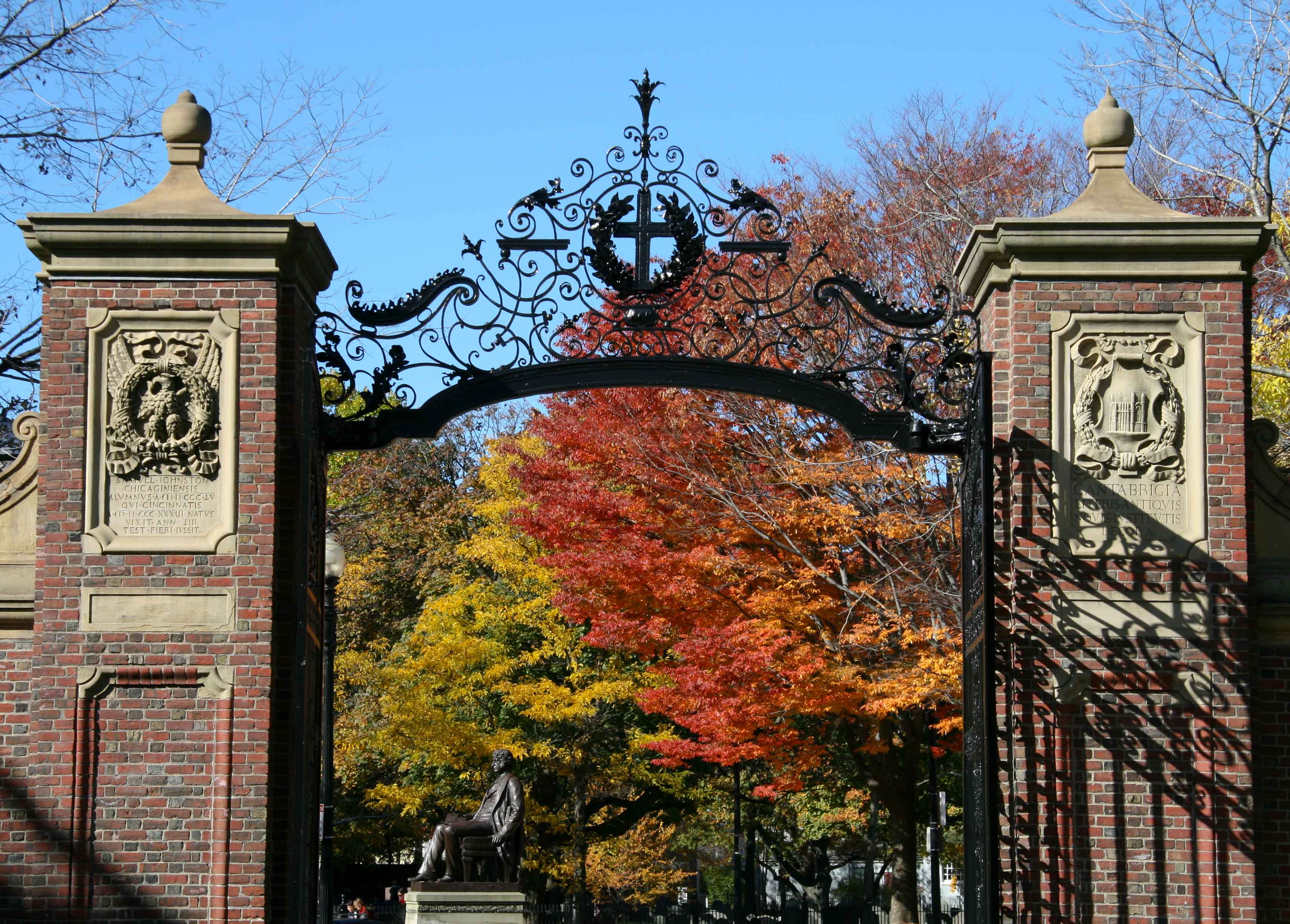 Harvard University gates