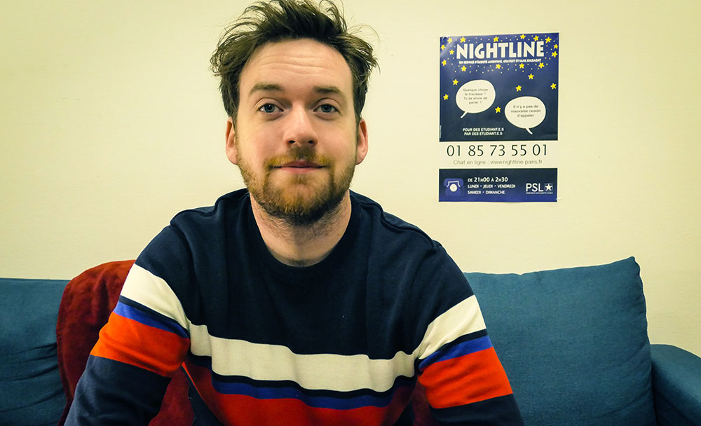 Patrick Skehan, fondateur de l'association Nightline