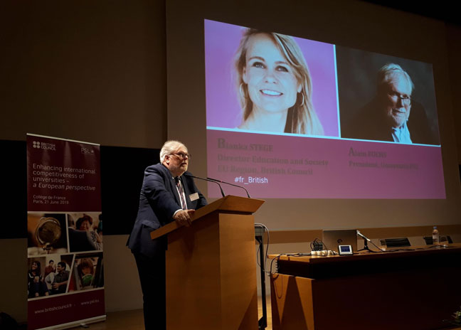 Alain Fuchs, lors du colloque ©Université PSL