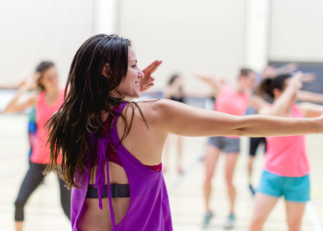 Cours de Zumba à PSL Sport © Daniel Nicolaevsky Université PSL