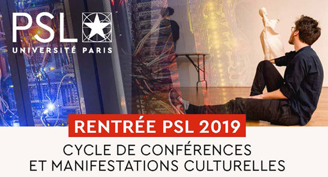 Cycle de conférences de rentrée 2019 