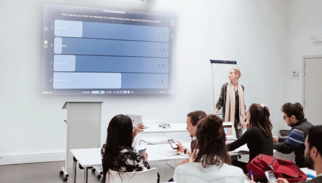 Cours sur wooclap centre d'innovation pédagogique PSL
