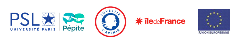 bandeau logos psl pépite pia feder ile de france