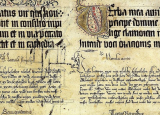 Document avec écriture ancienne