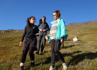 Léa Lévy en Islande
