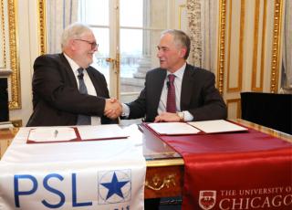 MOU entre l'Université PSL et l'University of Chicago