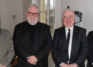 Marc Mezard, Alain Fuchs, Patrick Gérard lors de la signature ENA - PSL © ENA