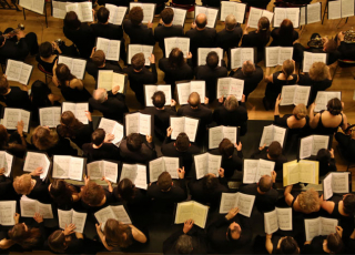 Vue du Choeur de l'Orchestre PSL cc Orchestre et Choeur de PSL