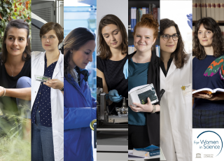lauréates des prix jeunes talents L'Oréal-UNESCO FWIS