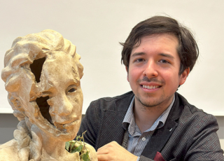 Portrait de Ian Iracheta, étudiant et artiste