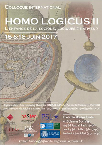 event_Homo Logicus II : L'enfance de la logique, logique « natives » 2017