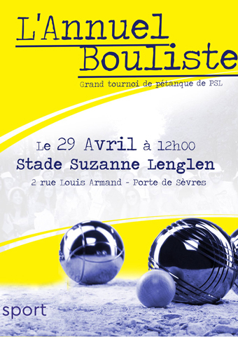 Affiche L'Annuel Bouliste 2017